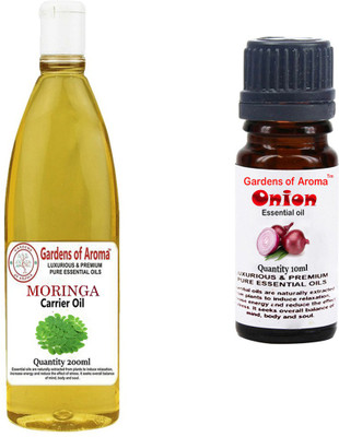 

Gardens Of Aroma Moringa Carrier Oil And Onion Essential Oil(210 ml)