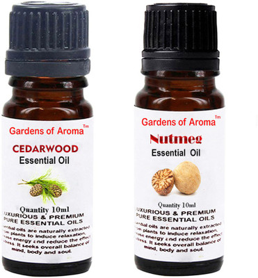 

Gardens Of Aroma Cedarwood Essential Oil And Nutmeg Essential Oil(20 ml)
