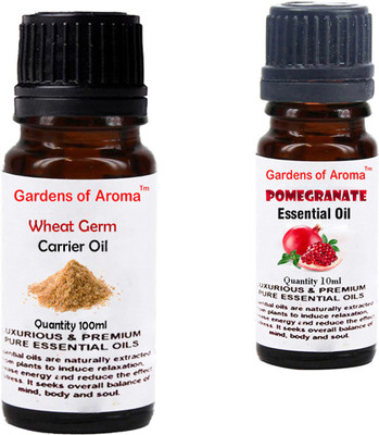 

Gardens Of Aroma Wheat germ Carrier Oil And Pomegranate Essential Oil(110 ml)
