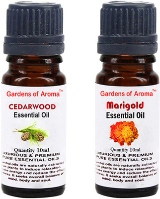 

Gardens Of Aroma Cedarwood Essential Oil And Marigold Essential Oil(20 ml)