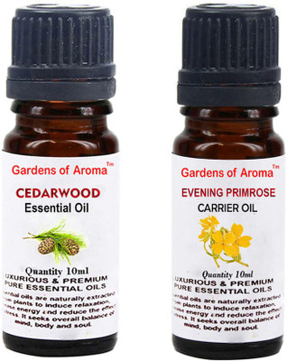 

Gardens Of Aroma Cedarwood Essential Oil And Evening primrose Carrier Oil(20 ml)