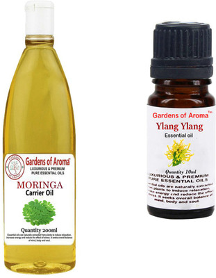

Gardens Of Aroma Moringa Carrier Oil And Ylang Ylang Essential Oil(210 ml)