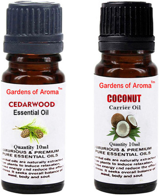 

Gardens Of Aroma Cedarwood Essential Oil And Coconut Carrier Oil(20 ml)