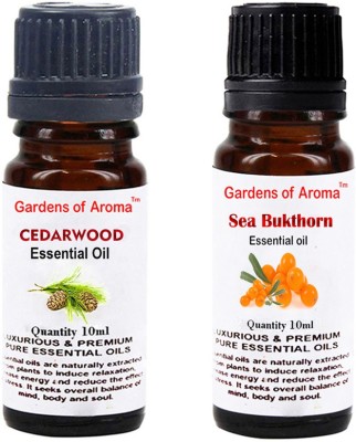 

Gardens Of Aroma Cedarwood Essential Oil And Seabukthorn Essential Oil(20 ml)