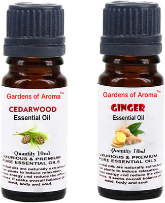 

Gardens Of Aroma Cedarwood Essential Oil And Ginger Essential Oil(20 ml)