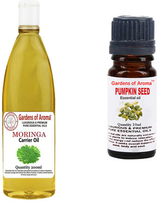 

Gardens Of Aroma Moringa Carrier Oil And Pumkinseed Essential Oil(210 ml)