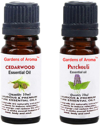 

Gardens Of Aroma Cedarwood Essential Oil And Patchouli Essential Oil(20 ml)