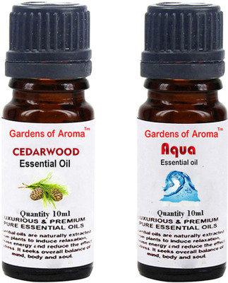 

Gardens Of Aroma Cedarwood Essential Oil And Aqua Essential Oil(20 ml)