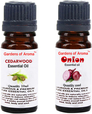 

Gardens Of Aroma Cedarwood Essential Oil And Onion Essential Oil(20 ml)