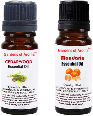 

Gardens Of Aroma Cedarwood Essential Oil And Mandarin Essential Oil(20 ml)