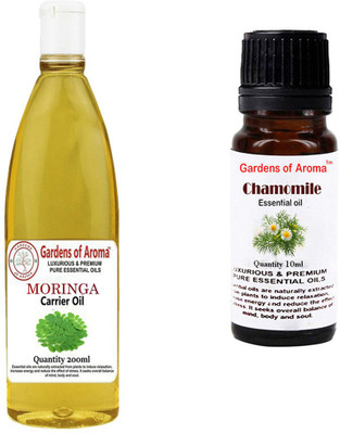 

Gardens Of Aroma Moringa Carrier Oil And Chamomile Essential Oil(210 ml)