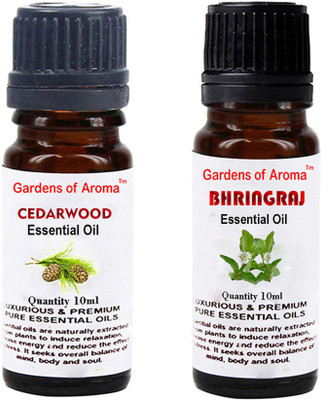 

Gardens Of Aroma Cedarwood Essential Oil And Bhringraj Essential Oil(20 ml)