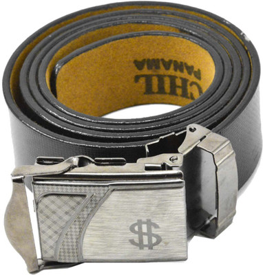 

Faynci Men Casual Black Artificial Leather Belt