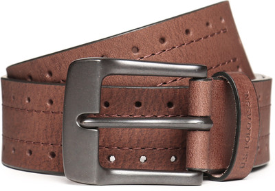 

U.S. Polo Assn Men Brown Genuine Leather Belt