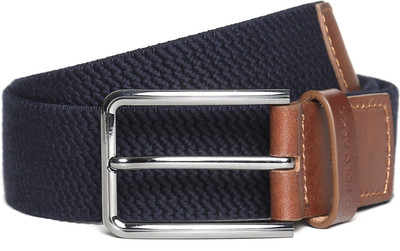 

U.S. Polo Assn Men Blue Canvas Belt, Navy