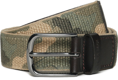 

U.S. Polo Assn Men Green Canvas Belt