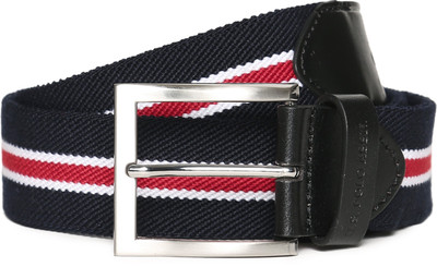 

U.S. Polo Assn Men Blue, Red Canvas Belt, Navy
