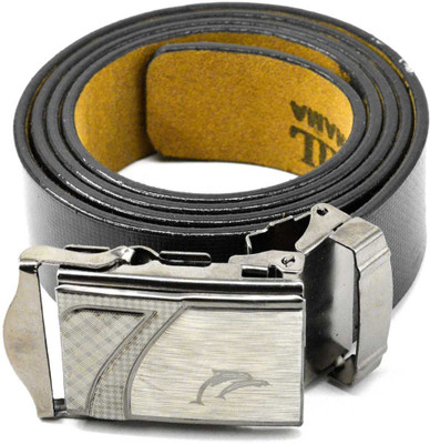 

Faynci Men Casual Black Artificial Leather Belt