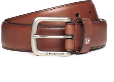 

U.S. Polo Assn Men Brown Genuine Leather Belt