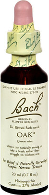 

Bach Flower Remedies - Oak Flower Essence 20 ml(20 ml)