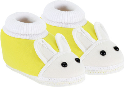 

Neska Moda Rabbit 6 To 18 Month Baby Booties(Toe to Heel Length - 12 cm Yellow)