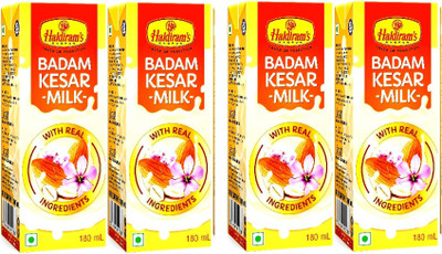 

Haldiram's Kesar Badam Milk (Pack of 4) Buttermilk(720 ml, Pack of 4)