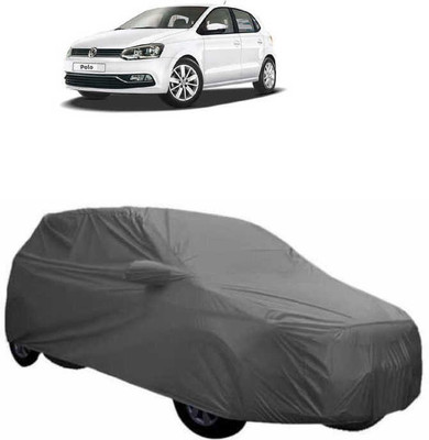 Printo Fine India Car Cover For Volkswagen Polo (With Mirror Pockets)(Grey)