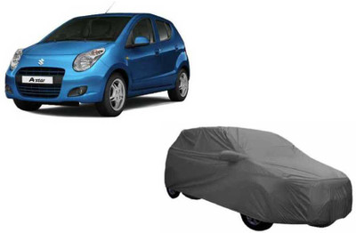 A K Traders Car Cover For Maruti Suzuki A-Star (With Mirror Pockets)(Grey)