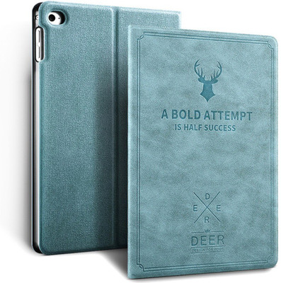 MOCA Flip Cover for Apple iPad 6th Gen 9.7 inch(Aqua Blue)