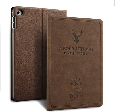 MOCA Flip Cover for Apple iPad 6th Gen 9.7 inch(Coffee Brown)