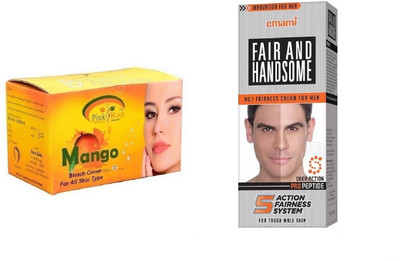 

Pink Root Mango Bleach 250g, Emami Fair & Handsome 30g(Set of 2)