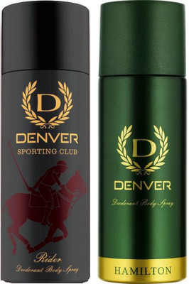 

Denver Sporting Club New Rider , Hamilton Deodorant Body Spray - For Men(330 ml, Pack of 2)
