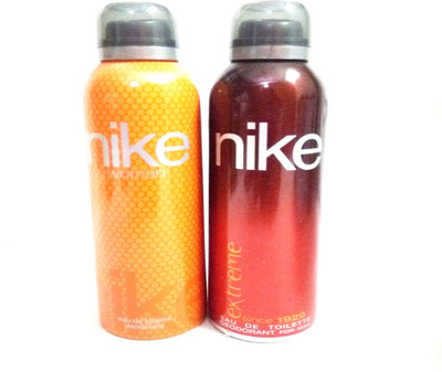

Nike WOMAN AND EXTREME Deodorant Spray - For Men & Women(400 ml, Pack of 2)