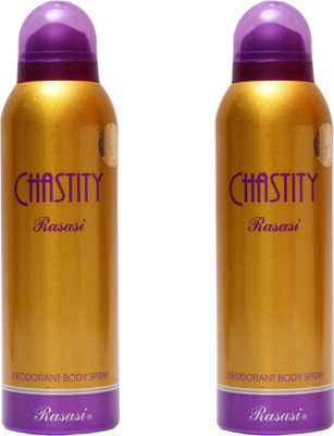 

CHASTITY 2 GOLD Body Spray - For Men & Women(200 ml, Pack of 2)