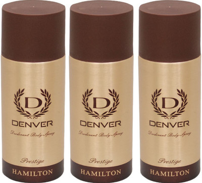 

Denver GOLD Body Spray - For Men & Women(165 ml, Pack of 3)
