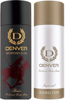 

Denver Sporting Club New Rider,Imperial Deodorant Body Spray - For Men(330 ml, Pack of 2)