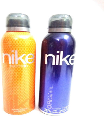 

Nike WOMAN AND ORIGINAL Deodorant Spray - For Men & Women(400 ml, Pack of 2)