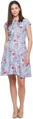 Allen Solly Women A-line Blue Dress