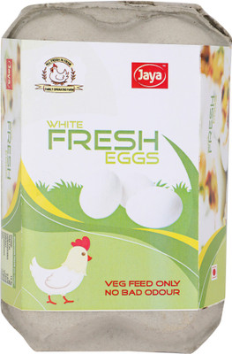 

Jaya Fresh Hen White Eggs(6 Units)