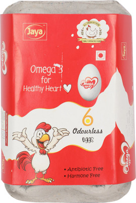 

Jaya Omega 3 for Healthy Heart Odourless Hen White Eggs(6 Units)