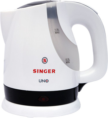 Singer UNO/SKT 100 UBI Electric Kettle  (1 L, Black)