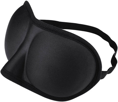 

SBE Sleep Mask 3d Contoured Eye Masks Travel Pouch (Black, Free Size)(0 ml)