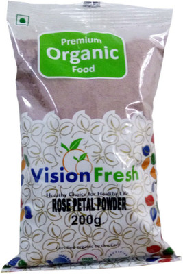 

Vision Fresh Organic Rose Petal Powder 200 Gram(200 g)