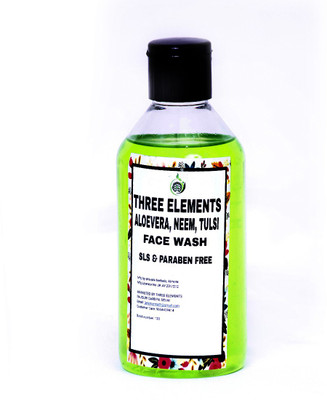 

THREE ELEMENTS Aloevera, Neem, Tulsi (SLS & Paraben Free) Face Wash(210 ml)