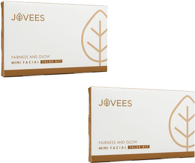 Jovees Fairness and glow mini facial kit (Set of 5) 126 g(Set of 2)