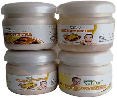 

Ultra Nature Gold Scrub Gel Cream Pack 800 ml(Set of 4)