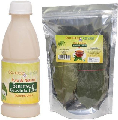 

Soursop4Cancer Soursop Fruit Juice and Soursop Leaves | Graviola | Laxman Phal | Guyabano Combo(1)