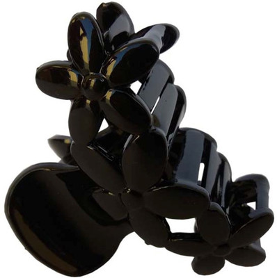 

Pooja Trendz Daily Style-Black Color-Hair Clutcher-Hair Claw/Clip-2 Pcs. Hair Claw(Black)