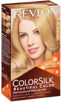 

Revlon Medium Blonde No-74 Hair Color(Colorsilk Beautiful Hair Color)
