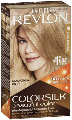 

Revlon Medium Ash Blonde No-70 Hair Color(Colorsilk Beautiful Hair Color)